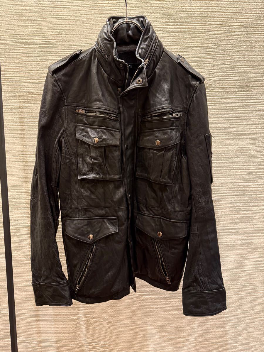 hyde着 LGB CARLOS レザージャケット (M) ifsixwasnine L.G.B 黑ミサ
