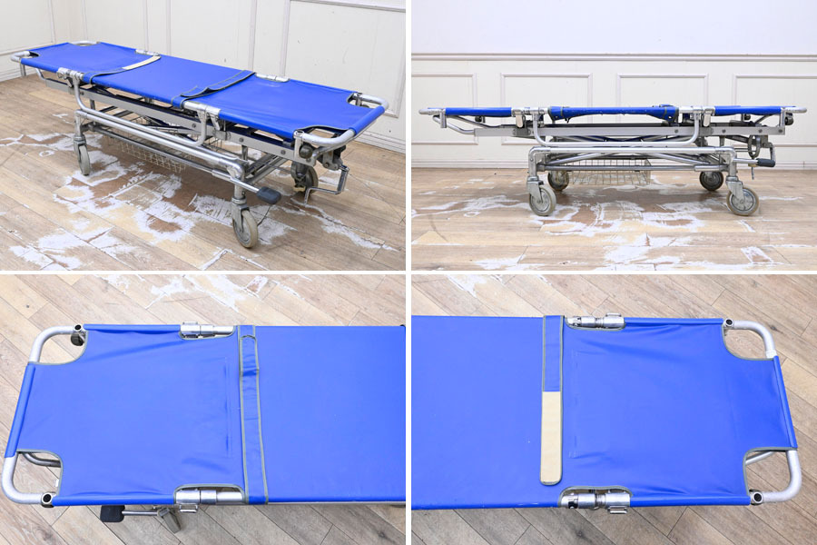 医療福祉介護用品 パラマウントベッド 折り畳み式ストレッチャー キャスター付 パラマウントベッド ストレッチャー 折り畳み式 キャスター付き