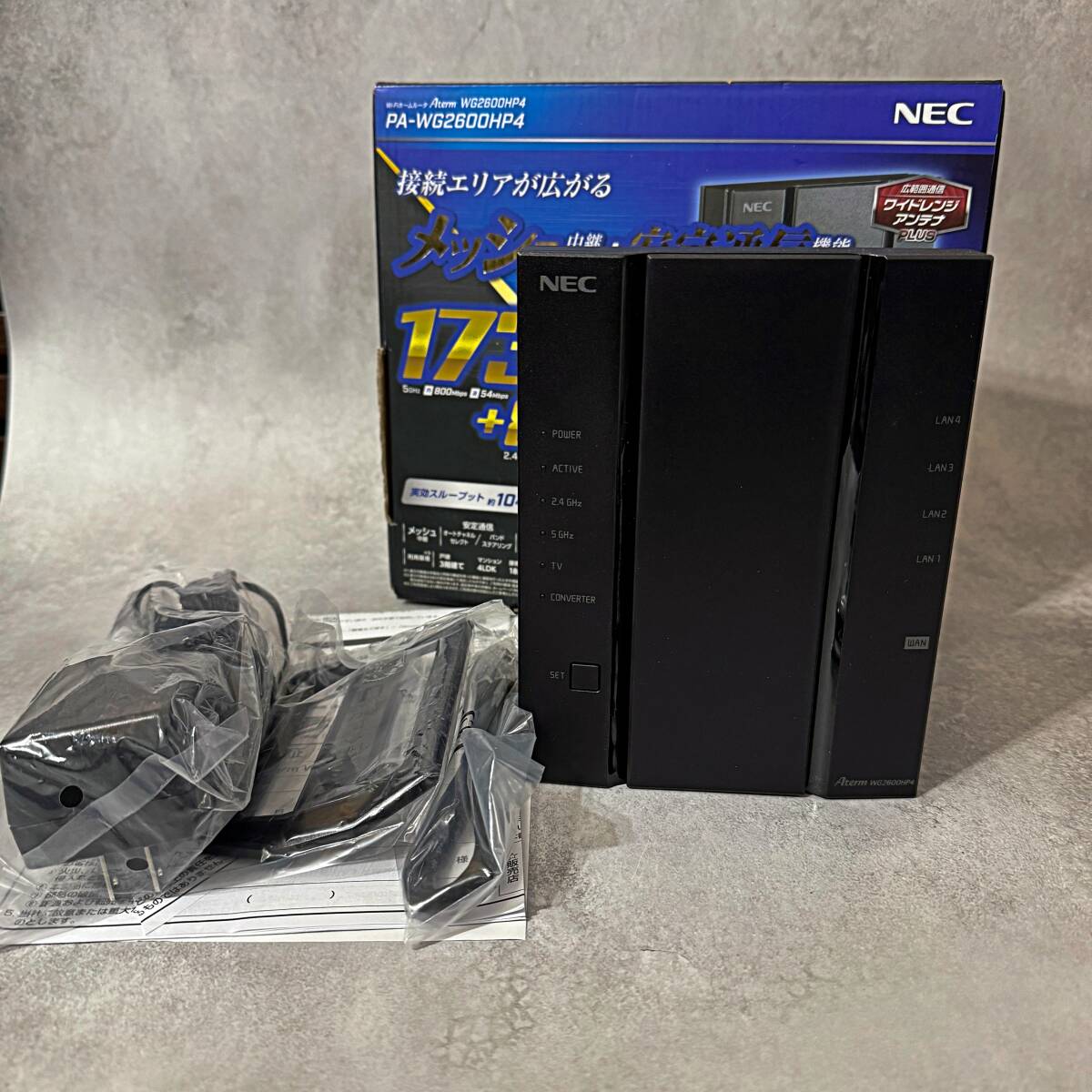 NEC Wi-Fi 6 メッシュルーター PA-WX5400HP