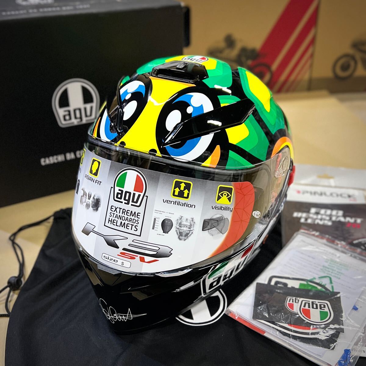 AGV フルフェイス K-3 TARTARUGA Mサイズ AGV ヘルメット K-3 SV