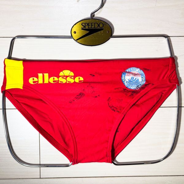 Speedo 競泳水着 JASPO　SSサイズ イエロー・レッド　ライフガード Speedo 競泳水着 JASPOSSサイズ イエロー・レッドライフガード