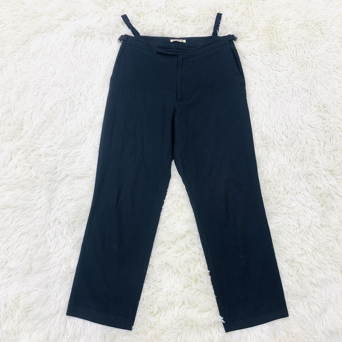 新品】新品 18AW AURALEE オーラリー ウール キッドモヘア ギャバジン 