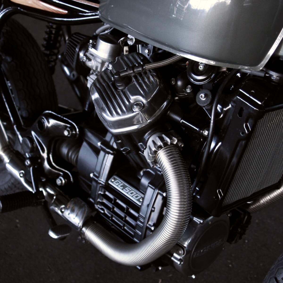 SR400 アルミバーリング アンダーガード ポリッシュ　カウル スクランブラー SR400 アルミバーリング アンダーガード ポリッシュ カウル スクランブラー