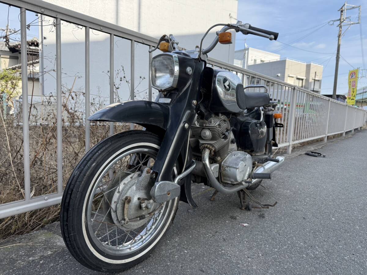 完全部品取り】ホンダドリーム CS72 ? C72 ？ 62年？プレスハンドル 