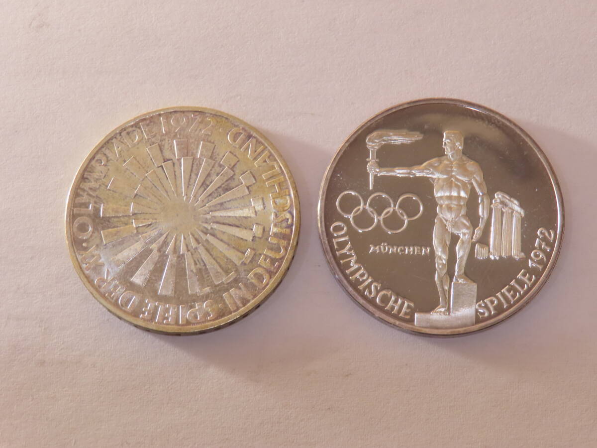 1972 ミュンヘンオリンピック 純銀メダルセット2枚 da1804