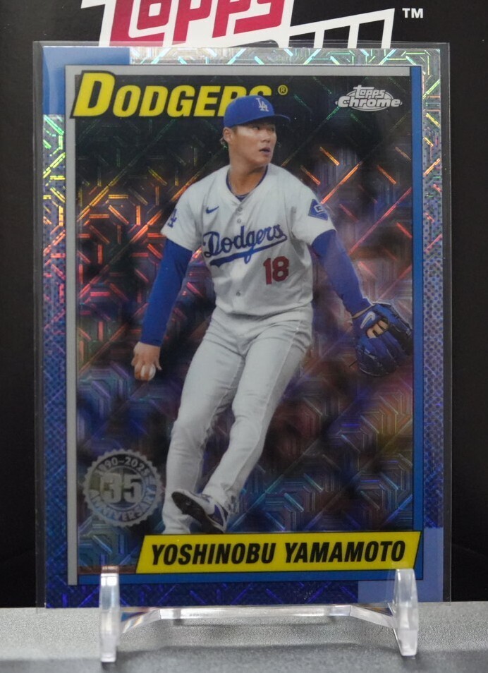 大谷翔平 2025 Topps Series 1 - 1990 Topps Chrome Silver Pack