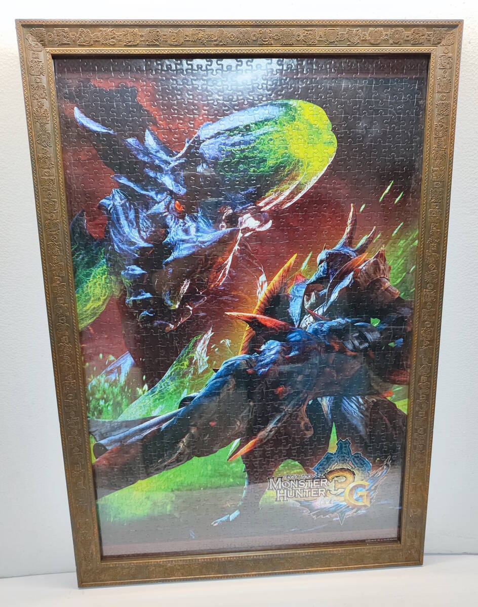 【新品未開封】モンハン 光るジグソーパズル 1000ピース 雷狼竜ジンオウガ モンスターハンター 雷狼竜ジンオウガ 1000ピース (キャラクター