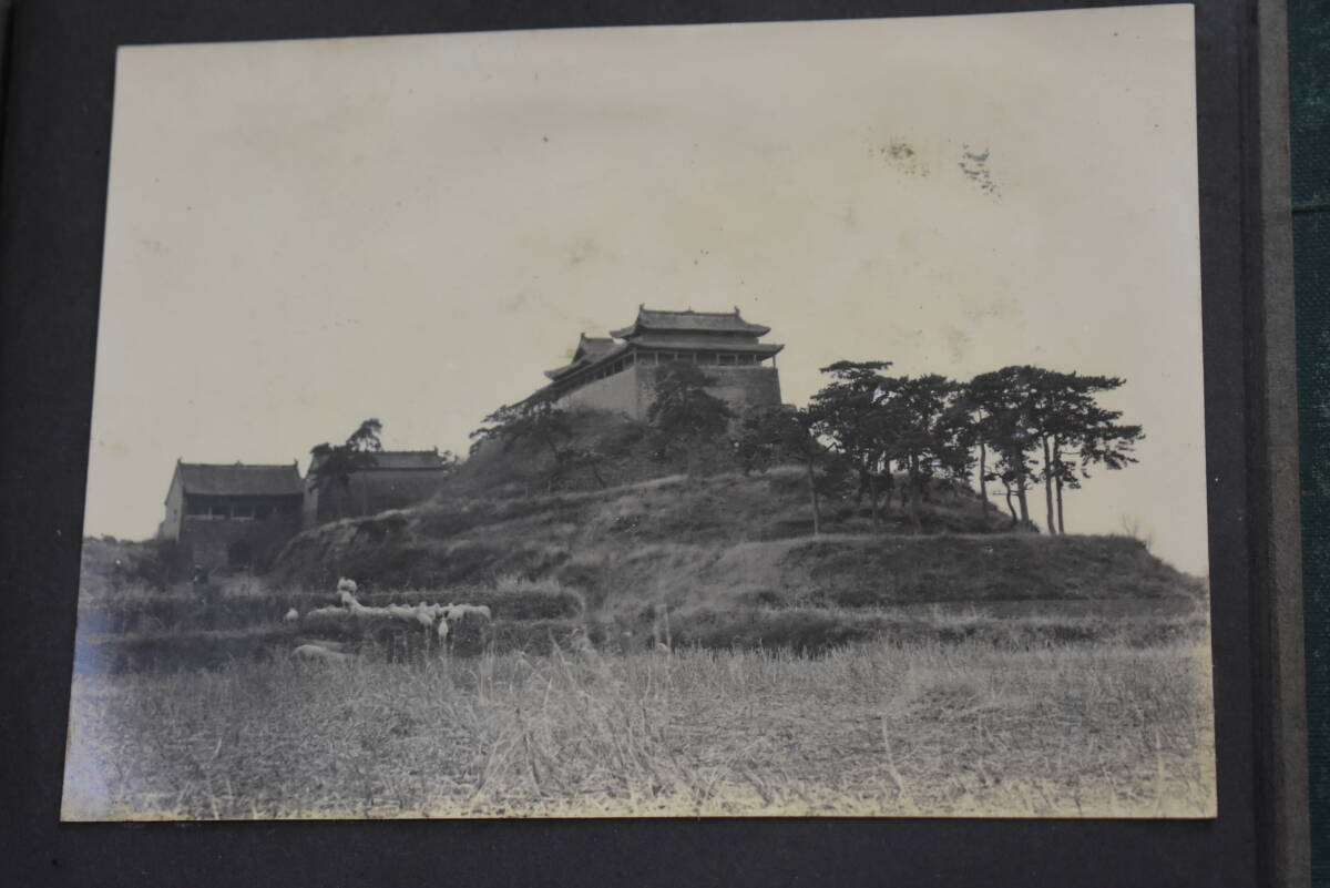 うぶ品　時代物　古い軍隊の写真帖　写真いろいろ４８枚　中国 惨殺 首切り 奇形 建物　貴重資料の1番目の画像