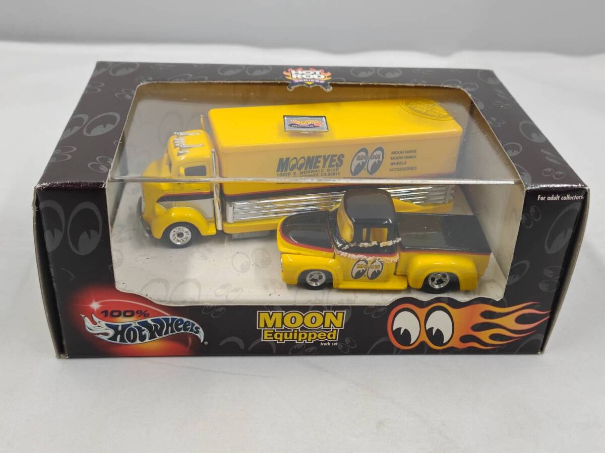 未使用】マテル ホットウィール MOON Equipped truck set ムーン