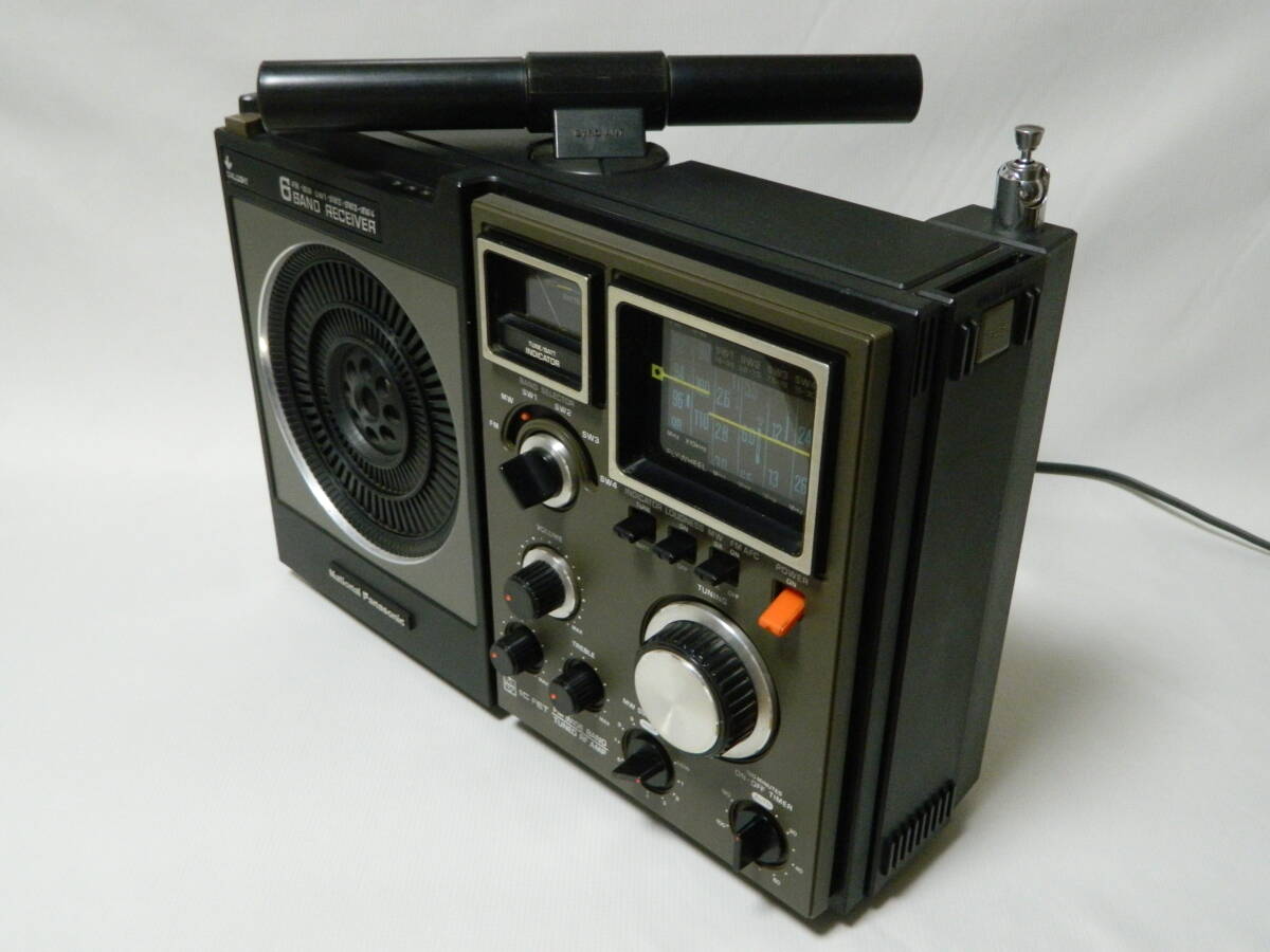 National Panasonic AM/FMラジオ RC-6236 Vintage Panasonic Rc-6236 Flip Number Alarm Clock Am/fm