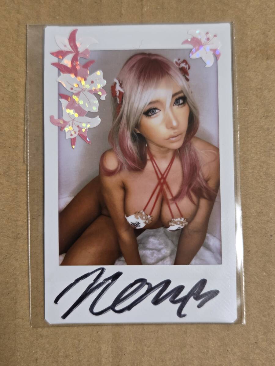 nonsummerjack サイン入りチェキ コスプレ 黒ギャル 5