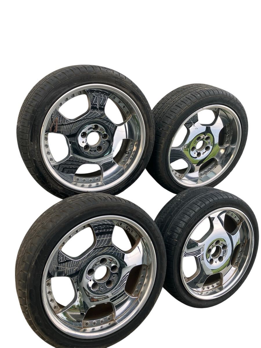 中古】ジャンク品 リム深 SSR ヴィエナディッシュ 6.5J-15 +38 4H-100