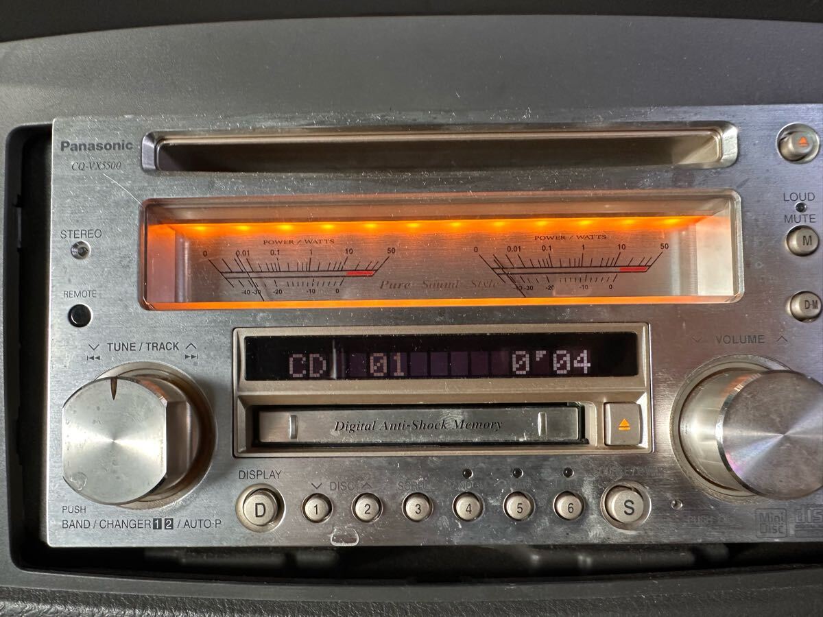 パナソニック CDカセットデッキグラフィックイコライザー CQ-VZ707D