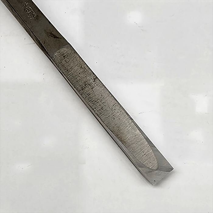 中古品 在銘鑿 高田 高田製作所 首切り鑿 首切鑿 4分 12mm 播州三木 稀少 大工道具 宮大工 [Q1221]の1番目の画像