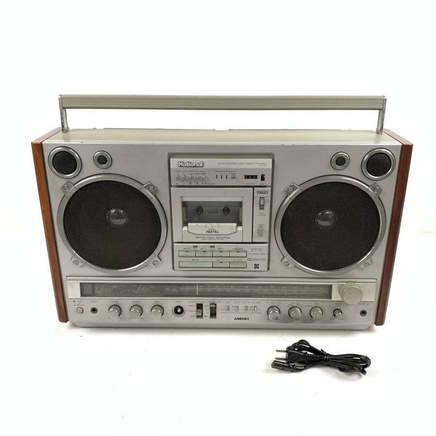 80'S頃の赤い昭和のラジカセ Nationalナショナル・RX-FW20 FM/AM