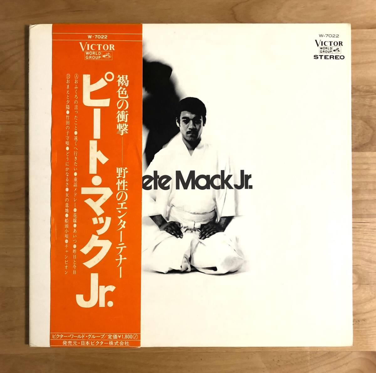 A00364599/LP/ピート・マック・ジュニア(藤原喜久男)「Pete Mack Jr.(W