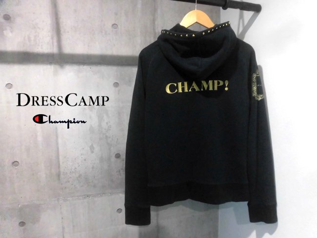 DRESSCAMP新品15AWノーカラー スカジャン ダウンジャケット46ブルゾン刺繍オーバーサイズ日本製ビッグシルエット メンズ ユニセックス