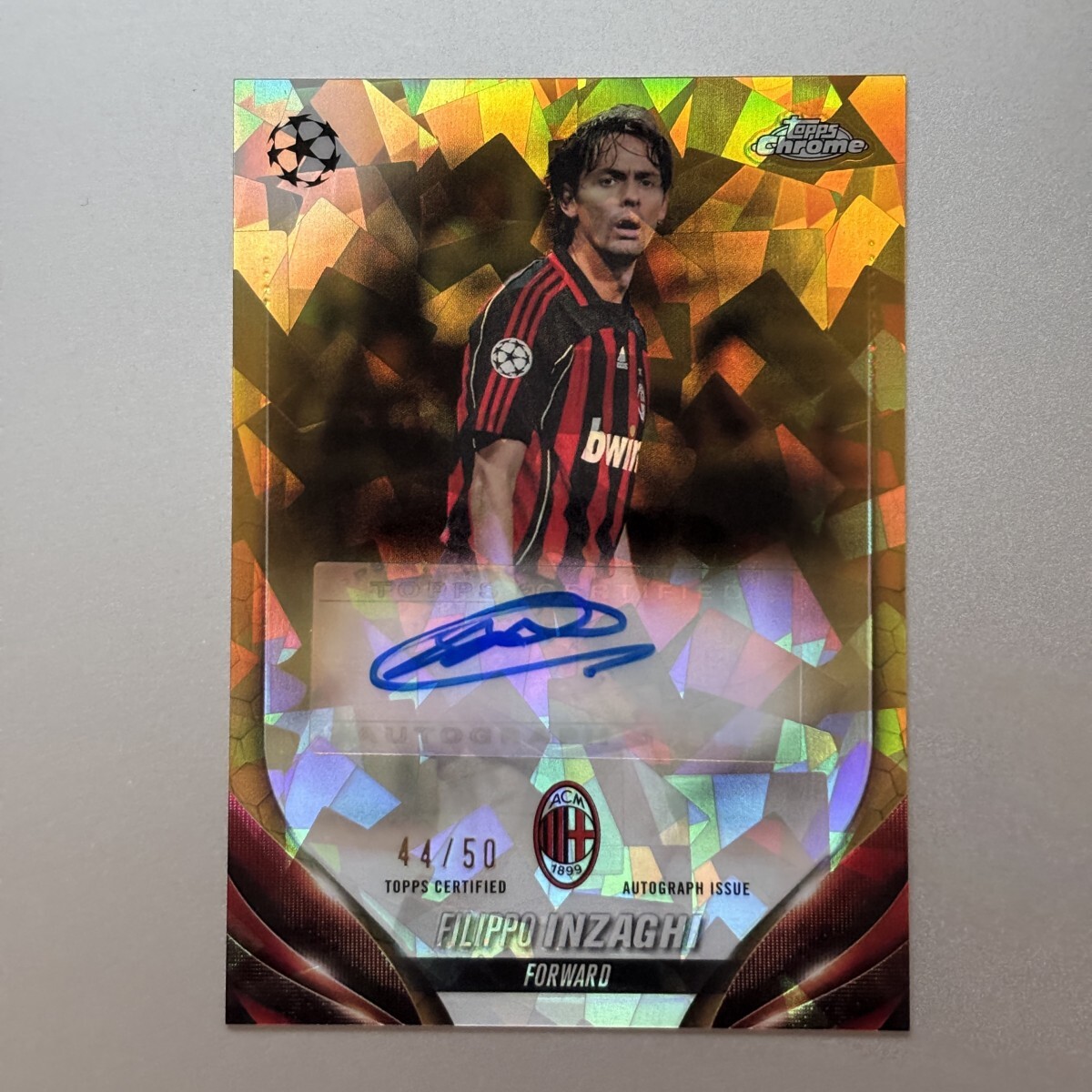 新品】フィリッポ・インザーギ ACミラン 直筆サインフォト/写真