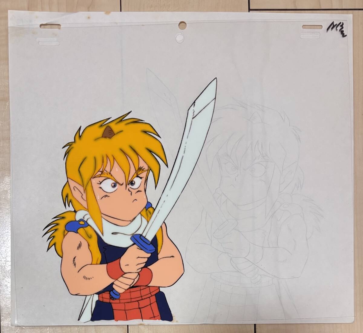 中古】☆魔神英雄伝ワタル・セル画セット⑧・龍王丸変化鳳凰！BANKほか