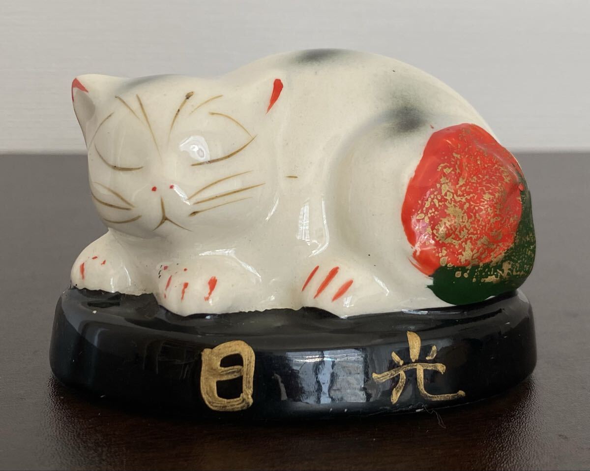 眠り猫 日光東照宮 お土産？ 中古（管1）の落札情報詳細 - Yahoo