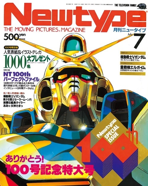 0A3D11 コミックGENKIの素 他 月刊ニュータイプ付録 7冊セット 1989