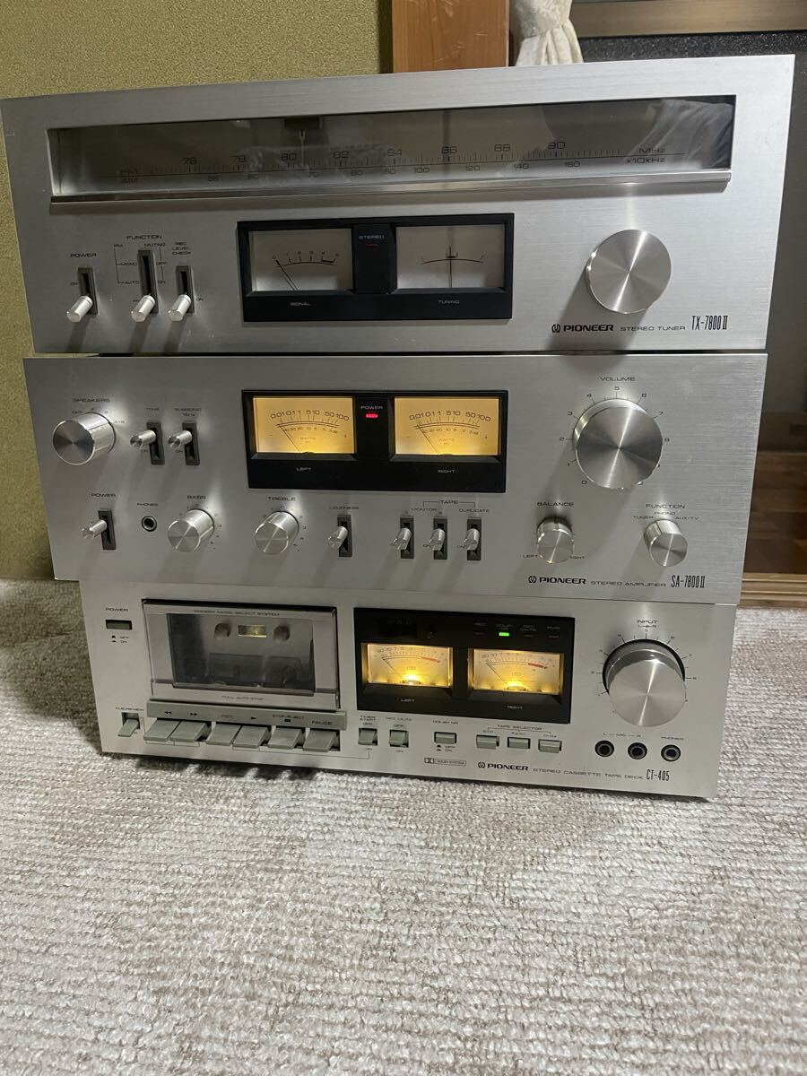 ☆PIONEER パイオニア システムコンポ 87年製 レトロ PL-X730 PD－X630