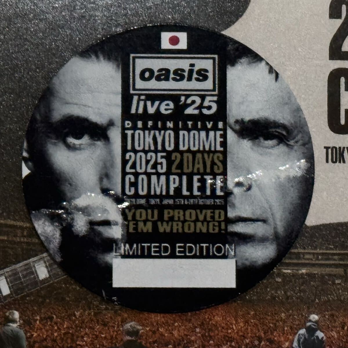 未使用に近い】OASIS DEFINITIVE TOKYO DOME 2025 2 DAYS COMPLETE
