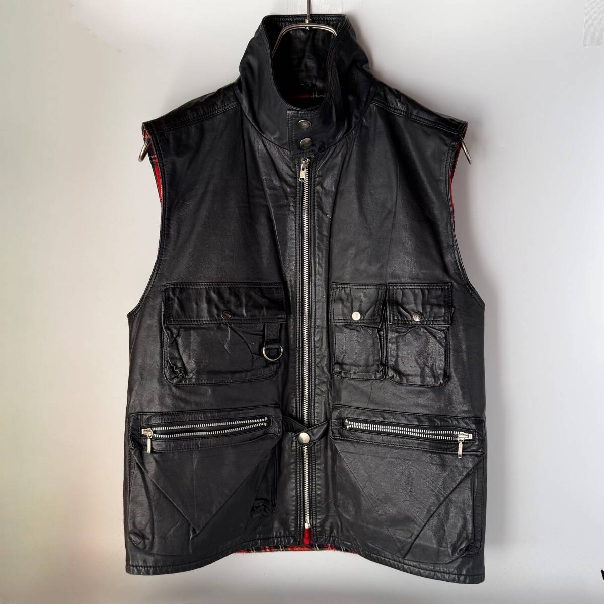 schott 希少 ラムレザー トラック ジャケット Schott N.Y.C（ショット） Schott ラムレザートラックジャケット