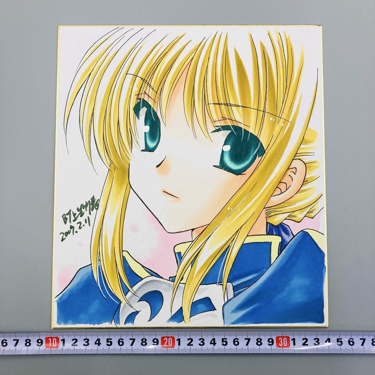 Fate/stay night セイバー 西脇だっと サイン色紙 グッズの落札情報
