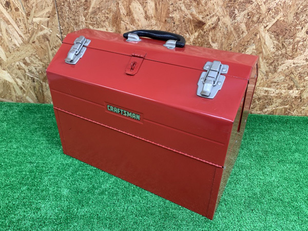 アメリカン　ヴィンテージ　家具　ツールボックス　工具箱　赤　CRAFTSMAN CRAFTSMAN クラフツマン ツールボックス Tool box 工具箱 道具箱 整備