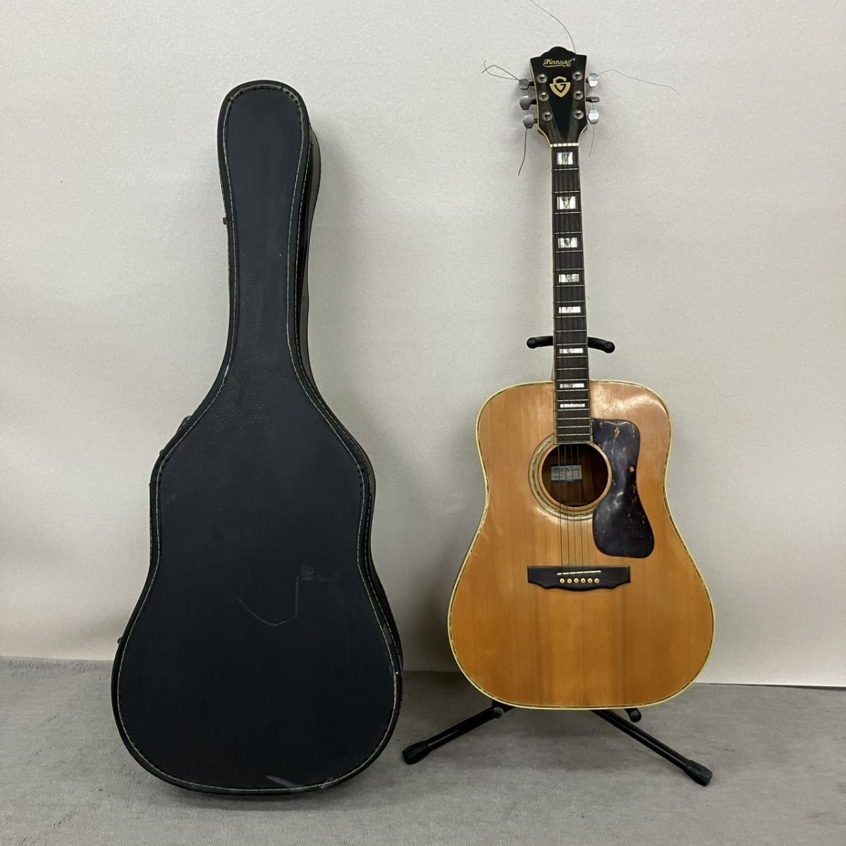 Kansas アコースティックギター KANSAS／カンサスのアコースティックギター（W−180）を買取入荷致し