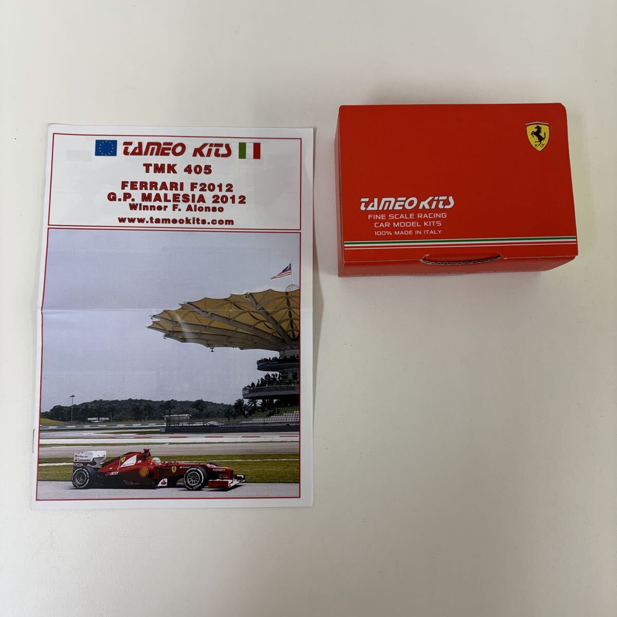 新品】☆1円 未使用 タメオ 1/43ミニカー フェラーリ F2012 GP