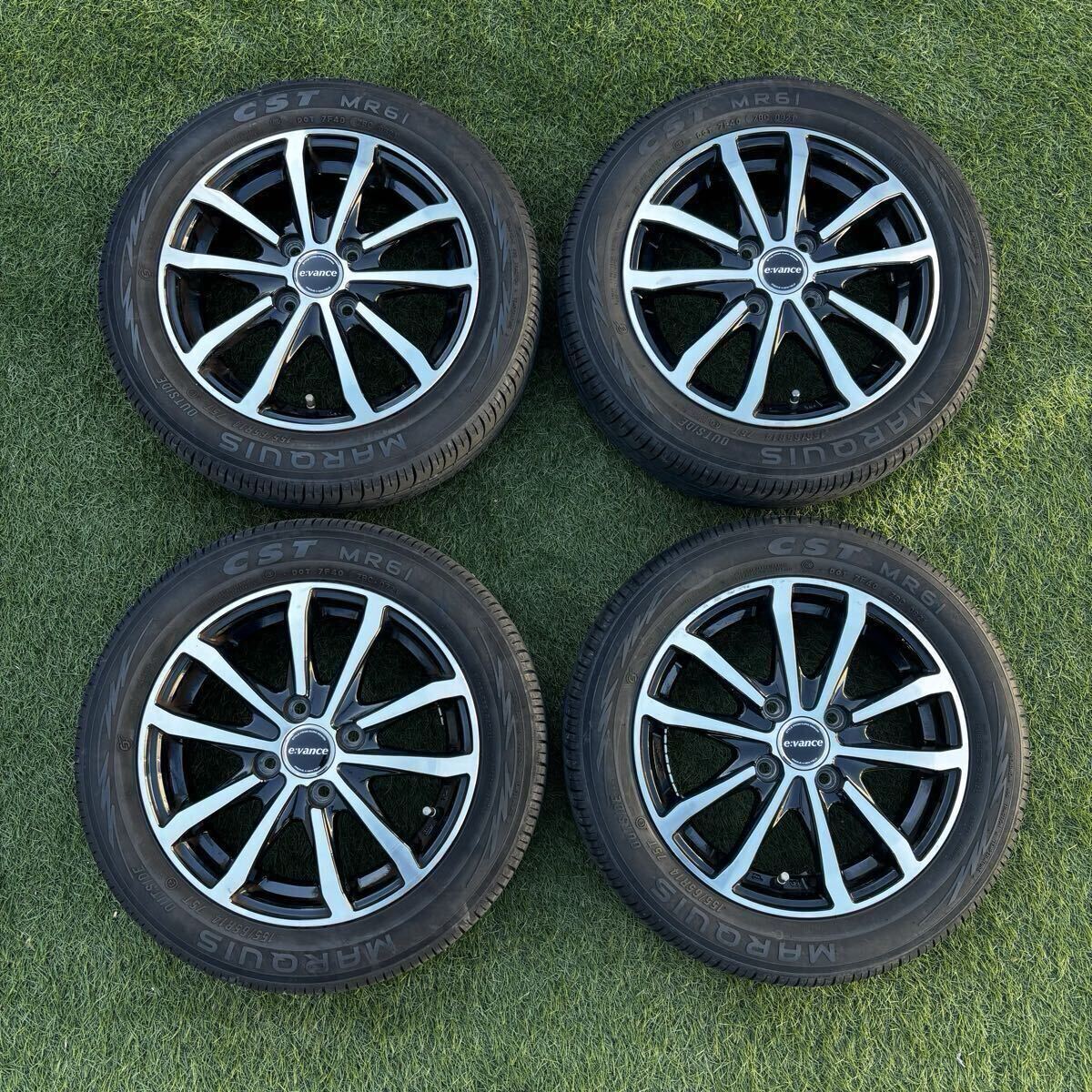 新品オートバックス e:vance(エヴァンス)HA1 5.5J-14 off+43 pcd100 