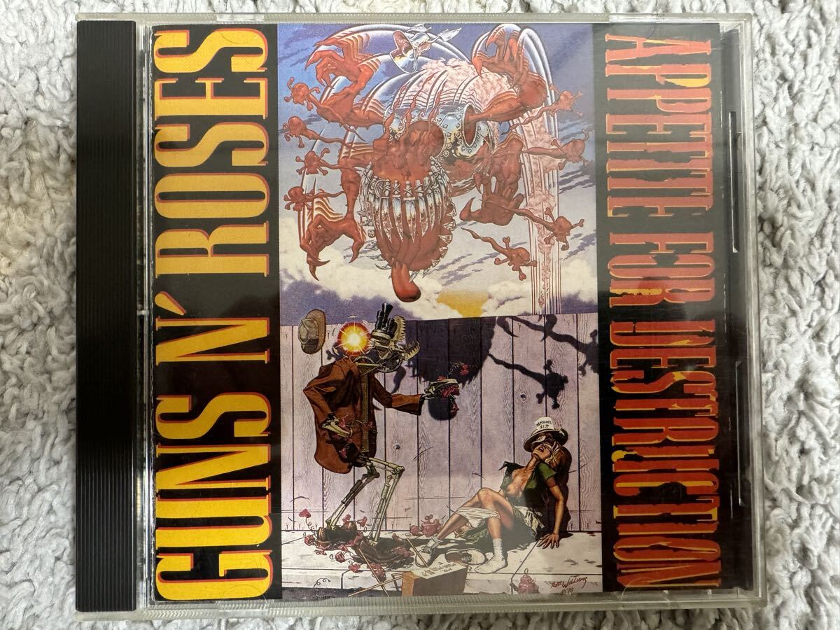 ガンズ・アンド・ローゼズ 発禁ジャケット　日本盤CD 帯付き APPETITE FOR DESTRUCTION : 発禁ジャケ アナログ盤 | ブギウギ♬暴走特急