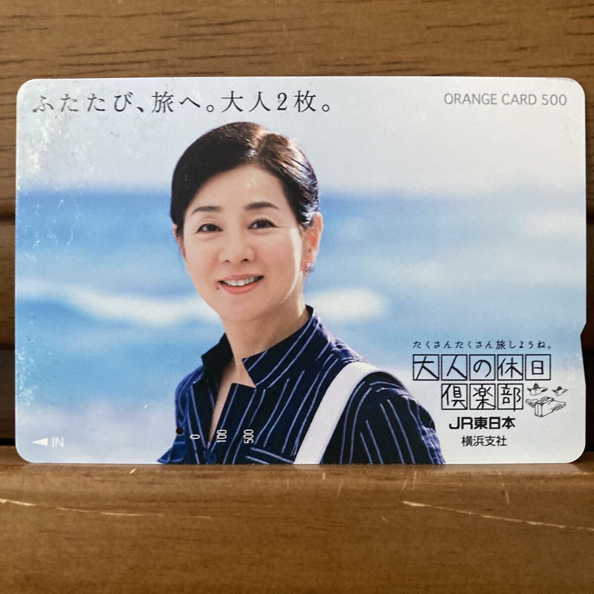中古】吉永小百合 大人の休日倶楽部 JR東日本 非売品 B0 大判 ポスター