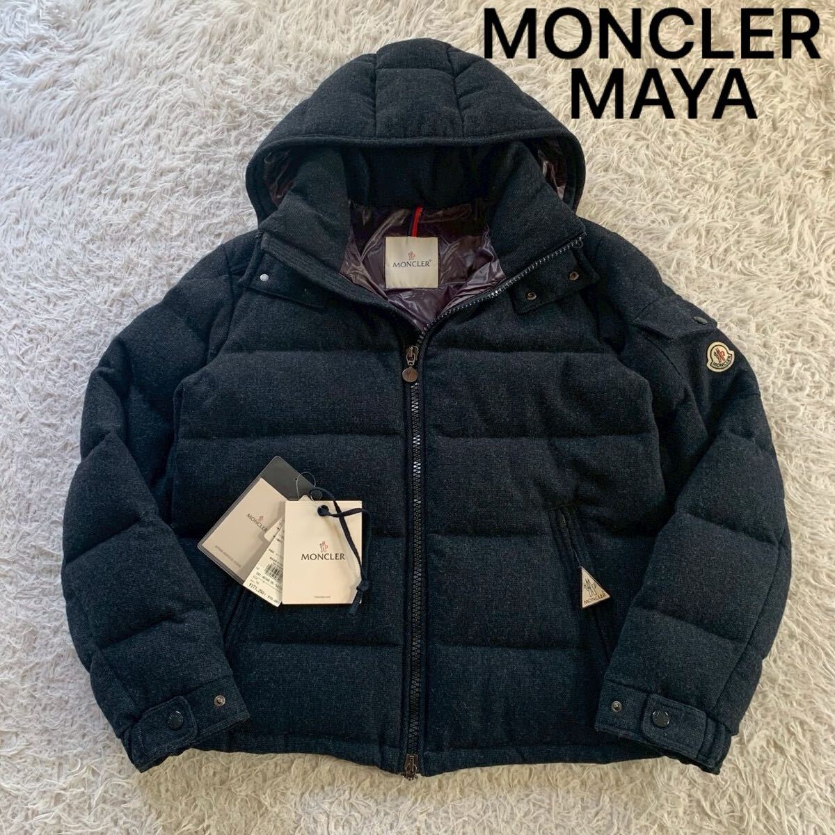 ☆18AW モンクレール 人気AUBENTON GIUBBOTTO ネイビー サイズ0 ☆28万 