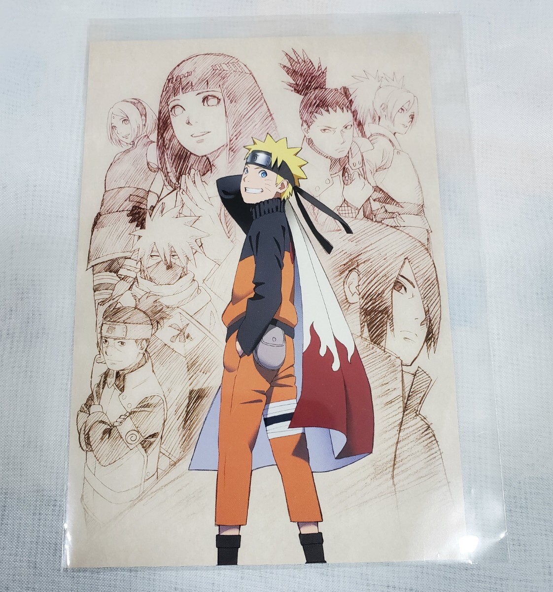 即決 NARUTO 木ノ葉学園 ポストカード うずまきナルト サスケ 春野