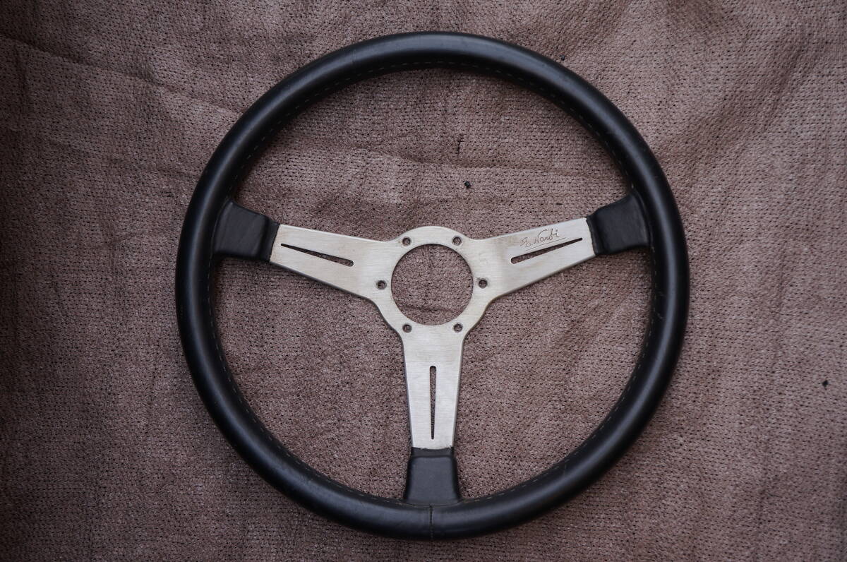 NARDI ナルディクラシック 33 FET刻印有 正規品 黒 レザー 当時物