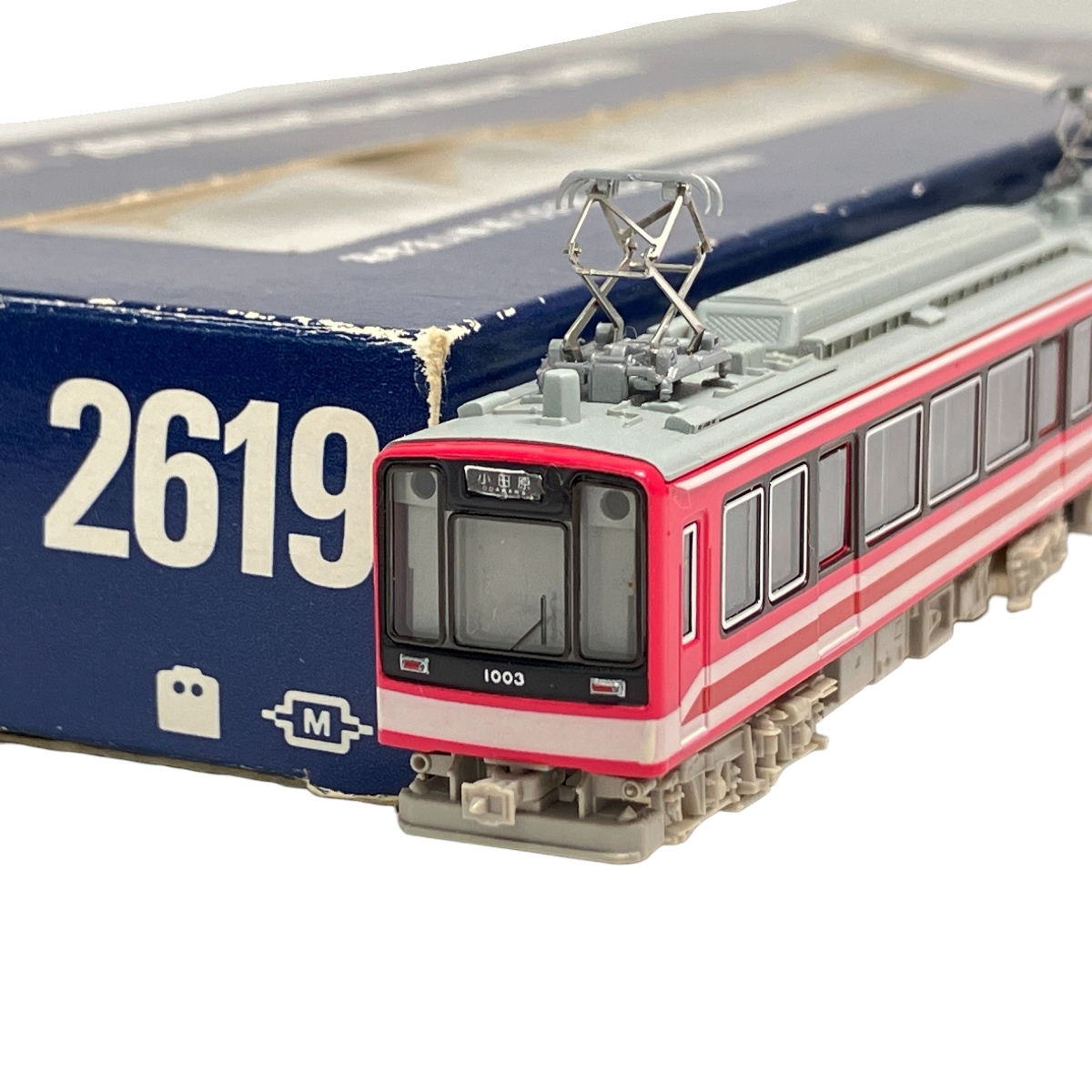 新品】ブリキの箱根登山電車 3両編成 ゼンマイ式 箱根登山鉄道の落札