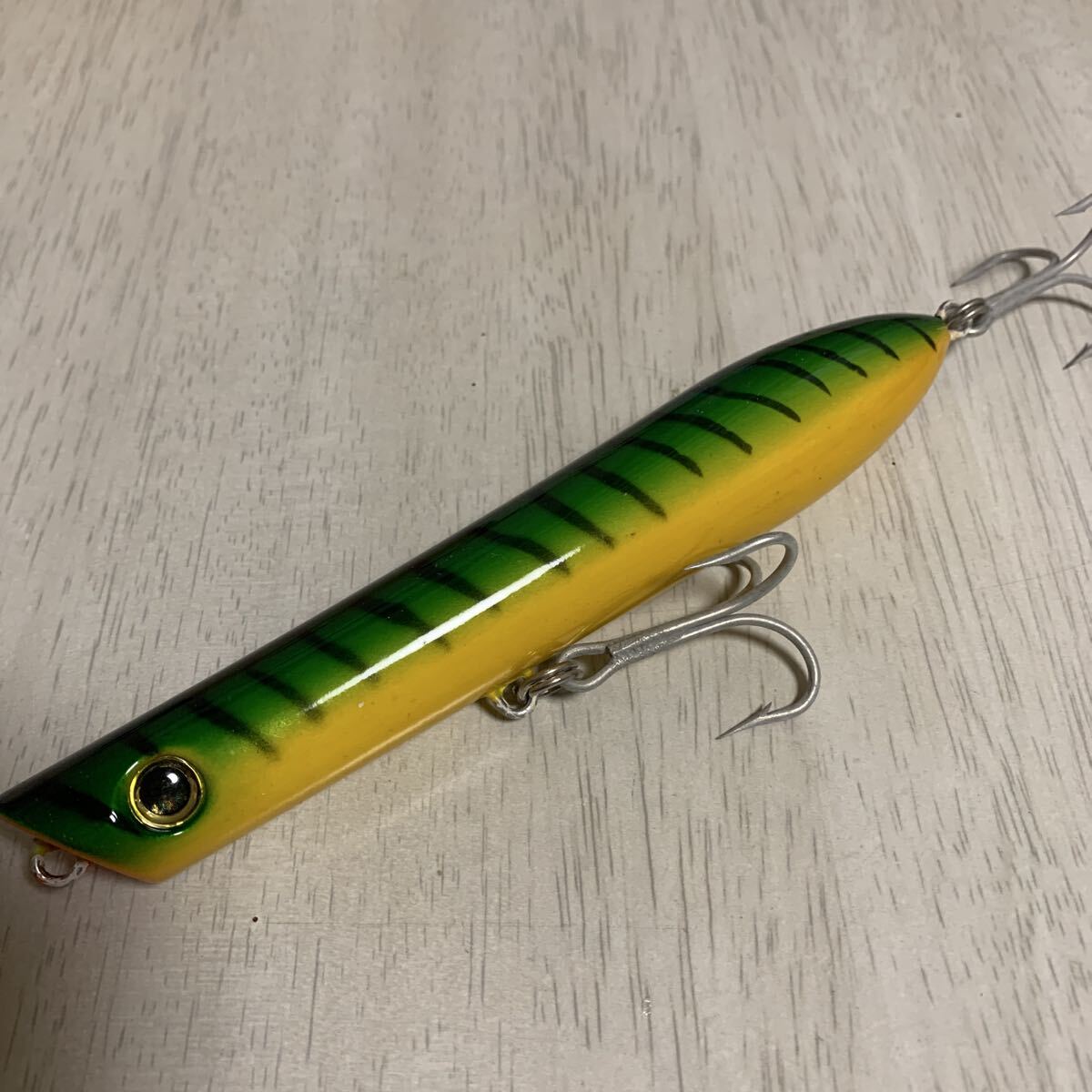 やや傷や汚れあり】【1円スタート】ウッド製ダイビングペンシル4点