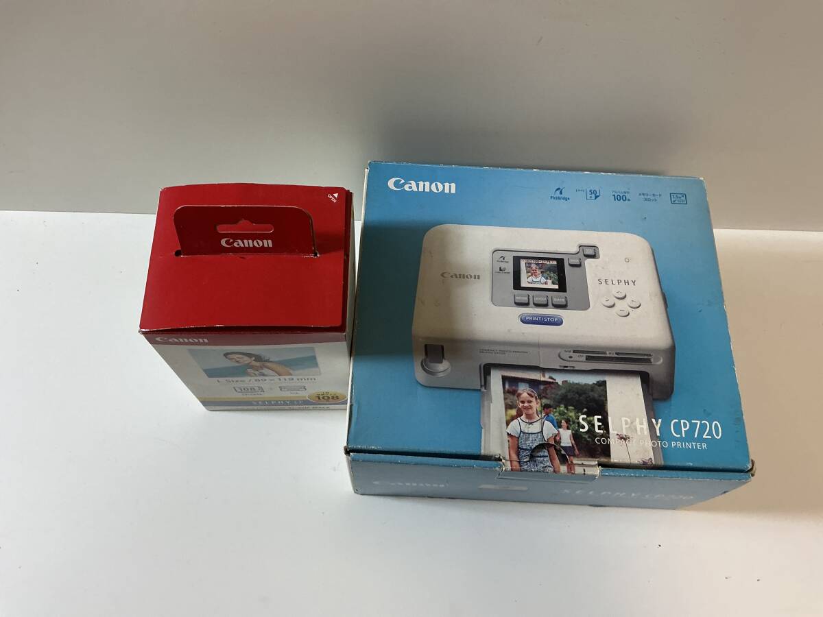 目立った傷や汚れなし】キャノンCanon セルフィー SELPHY CP720の落札