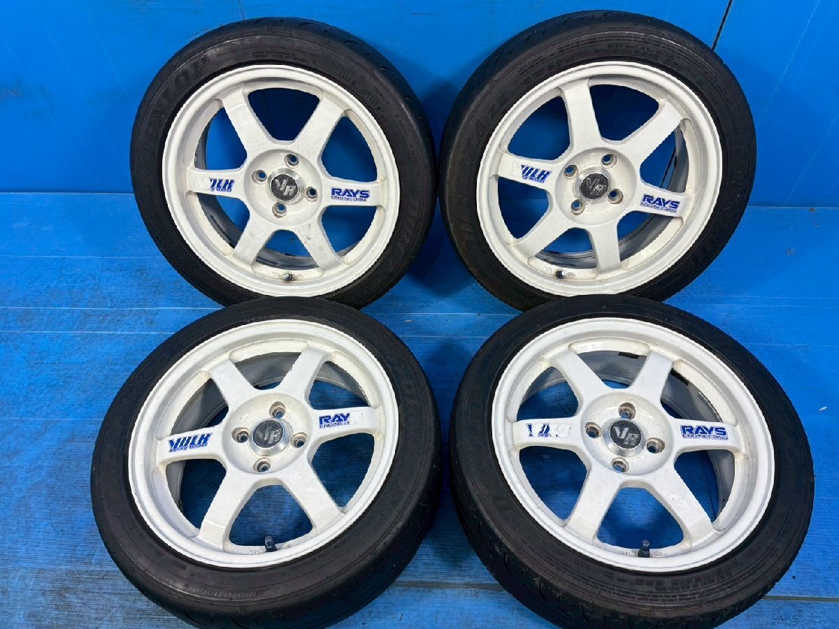 RAYS TE37 sonic 16インチ 7j+25 DIREZZA Z3 195/50r16 2本セットの