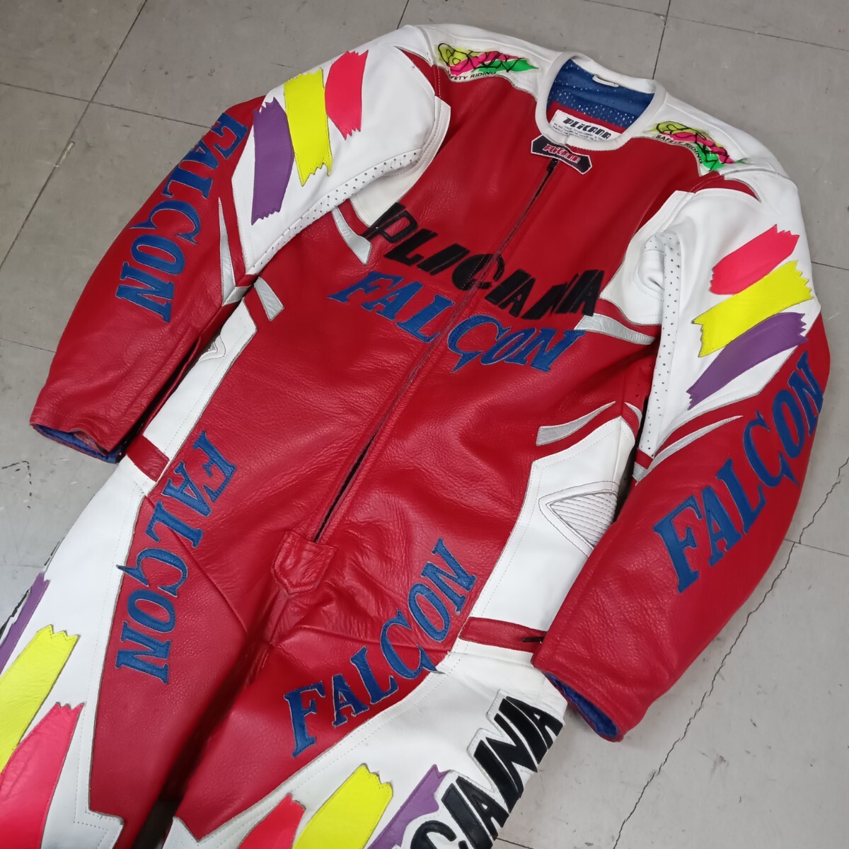 ホンダ-HRC】PLICANA(プリカーナ)レーシングスーツ 革ツナギ Mサイズの