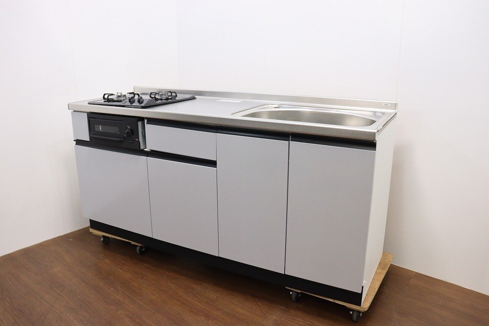 中古】*☆ TOTO システムキッチン W303xD65xH237cm ステンレス製 業務