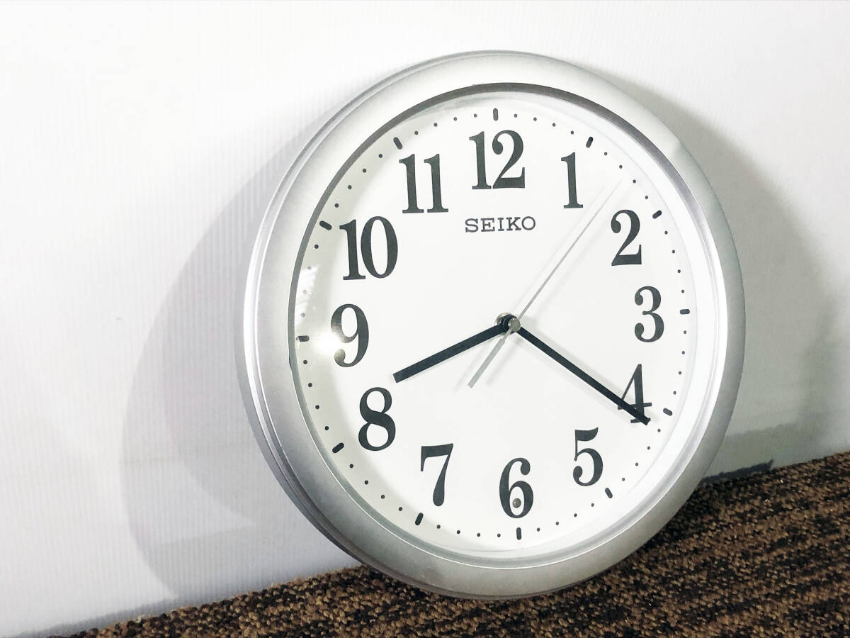 ☆昭和後期の施設に最適な掛け時計☆SEIKO 掛け時計 QA480Nの落札情報