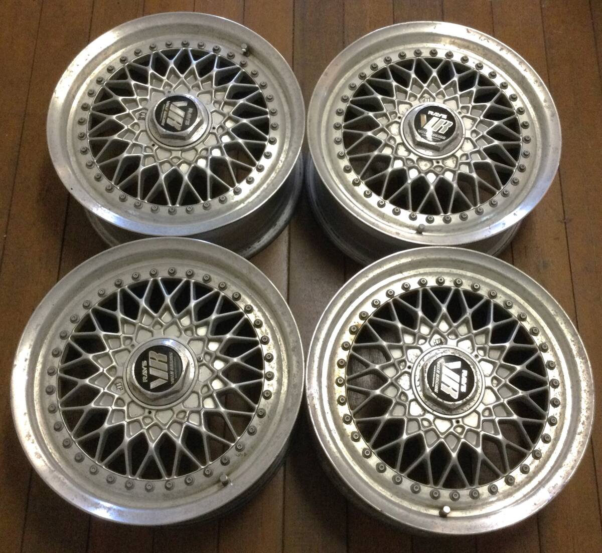 中古】RAYS ボルクレーシング ボルクメッシュ 13インチ 8 .5J 深リム