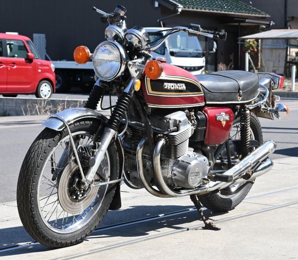 エイプ100 TYPEーDタイプD 超美品 稀少CB750FOUR(K0)カラー 青／金