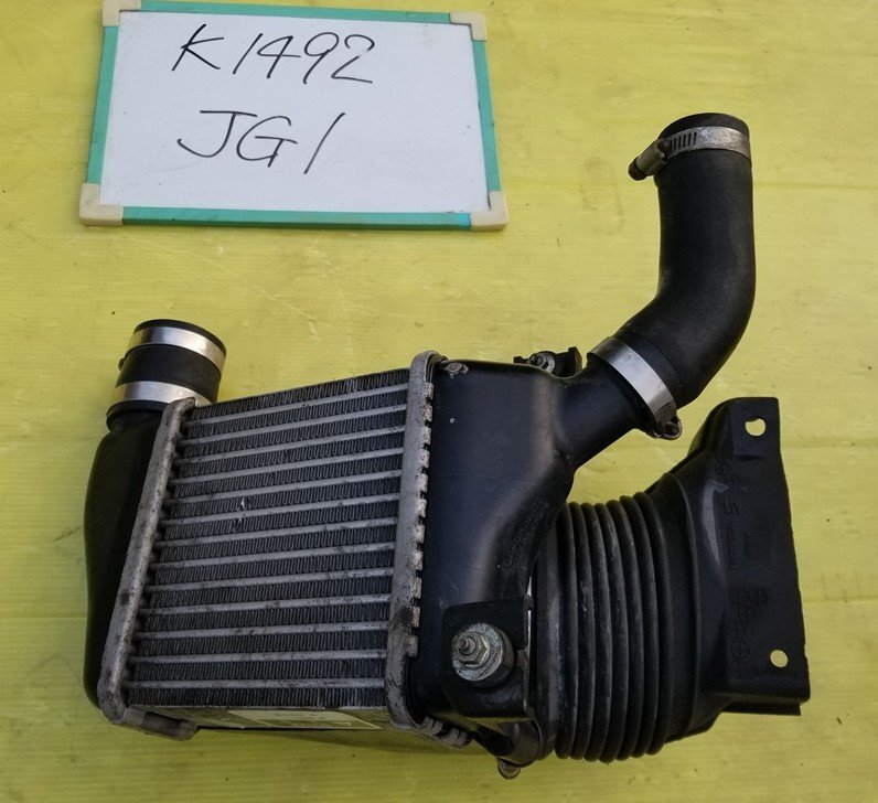 新品】N-BOX JF1 JF2 大容量 オールアルミ インタークーラー シリコン