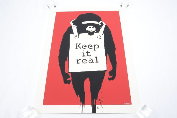 バンクシー / BANKSY “ KEEP IT REAL ” WCP リプロダクション・シルク