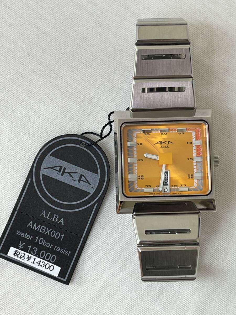 セイコー ALBA AKA オレンジ文字盤 メンズ腕時計(アルバ) の落札情報